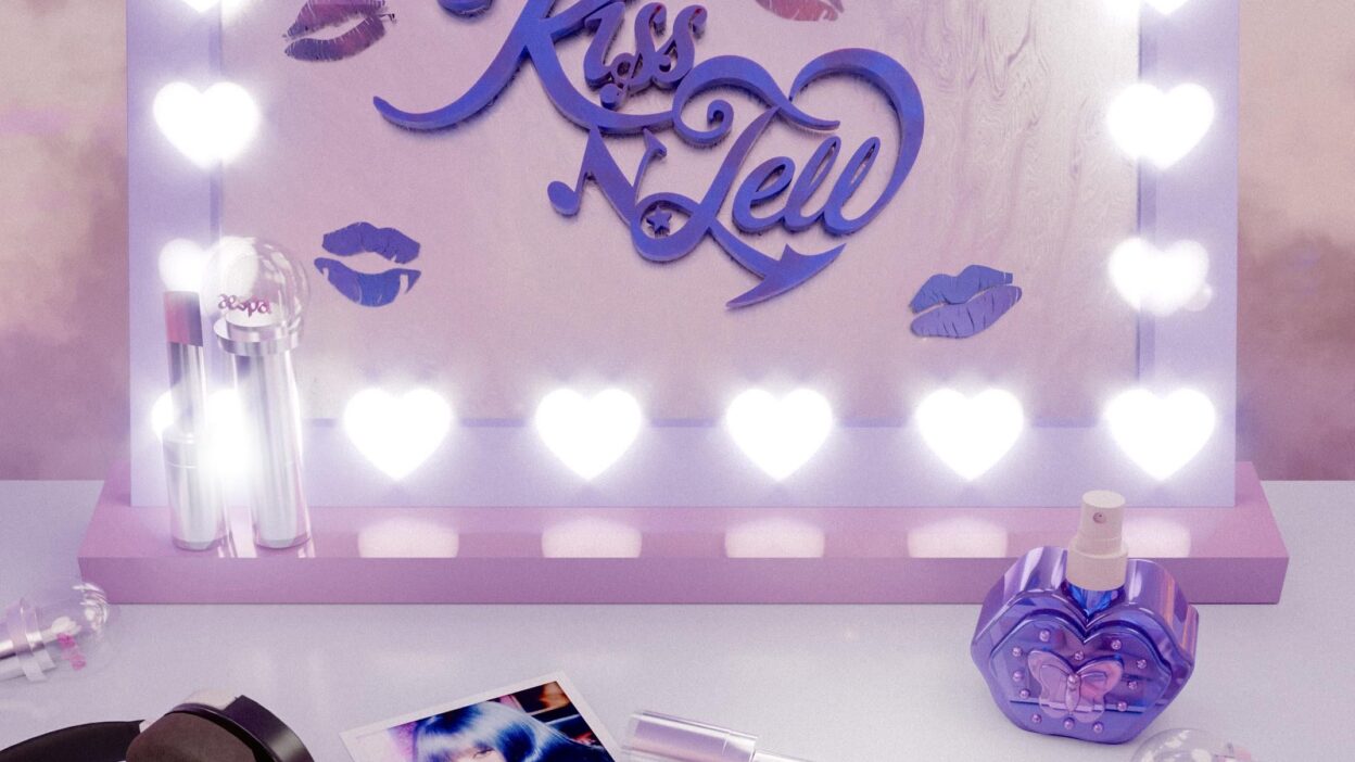 3D fan-made concept poster for KISS N TELL
