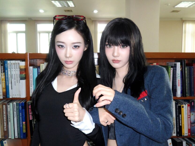 260805 aespa - Switchblade (Feat. Ty Dolla $ign) (MV Behind Pics #2 - Giselle & Ningning)