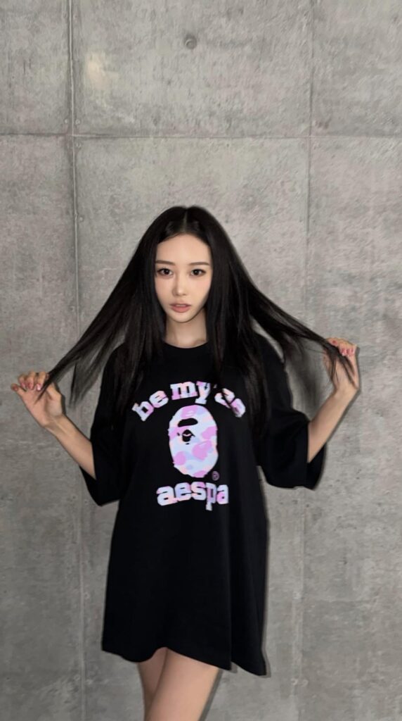 Bape x aespa shirt sizing