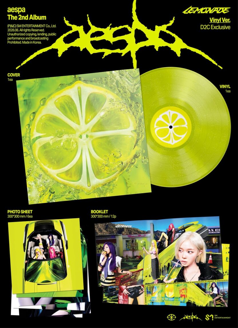 260812 aespa - The 2nd Album: LEMONADE (Vinyls Ver. US Exclusive Pre-Order)