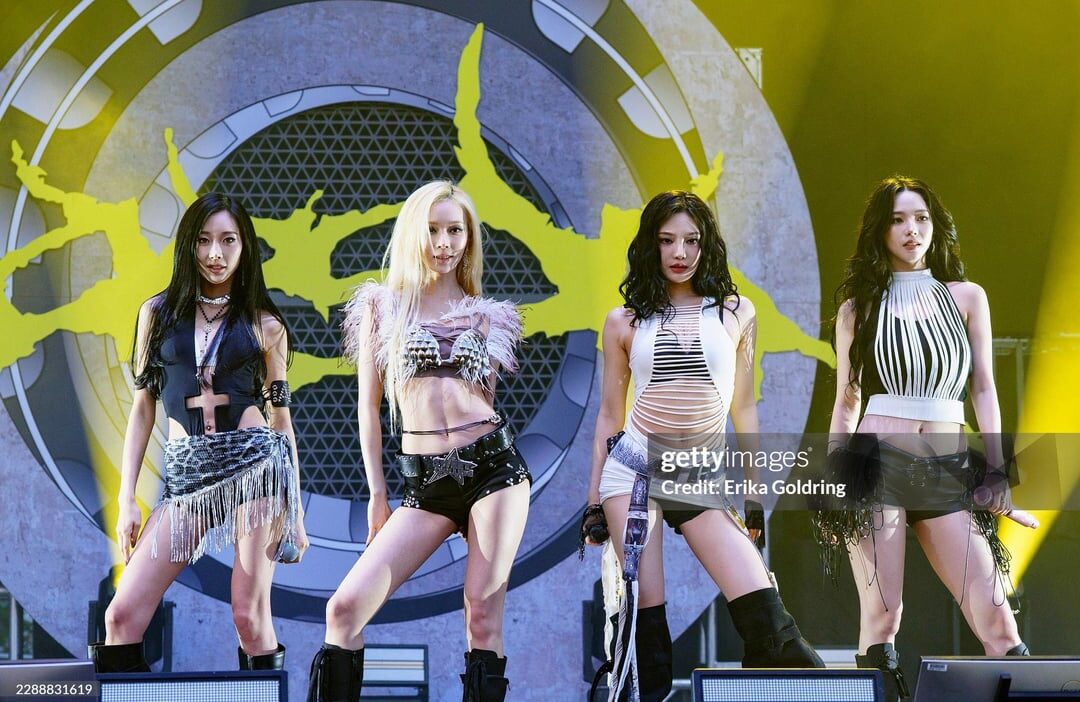 260802 aespa at Lollapalooza 2026 (Getty Images)